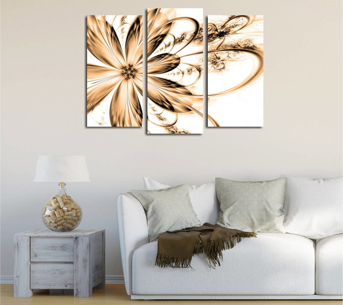 Wallity UC021 Conjunto de 3 Cuadros Decorativos sobre Lienzo Multicolor Wallity UC021 Conjunto de 3 Cuadros Decorativos sobre Lienzo Multicolor